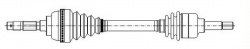 ECCC1340 - DRIVE SHAFT LEFT - DISPATCH SYNERGIE 1.8i 1.9D 2.0
