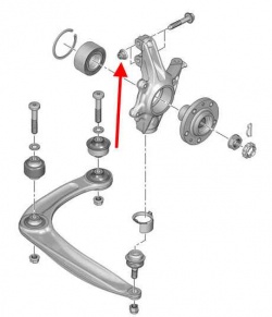 ECC362257 - Nut Strut To Hub Carrier