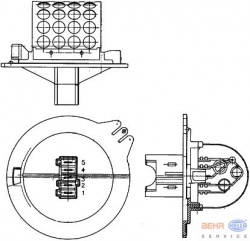 ECC6450EL - Heater Resistor Control Unit