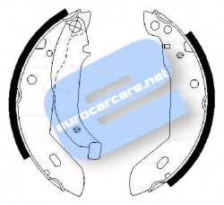 ECC95659676 - Brake Shoes Rear