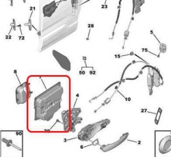 SP 98167886ZD - Lock Surround LH