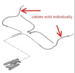 ECC474615 - Hand Brake Cable Left or Right