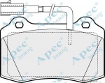 ECC77362227 - Brake Pad Set Front