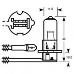 ECCCIT453 - Halogen Bulb Fog Spot Lamp - H3 12v 55w