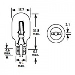 ECCCIT921 - Bulb Brake Lamp Indicator  - 12v 21w